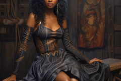 armandstroh_a_beautiful_black_woman_in_boots_and_dress_charming_6ef9c97f-80d3-4fe8-acf3-c94f8ba131bf